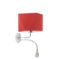 Nowoczesny kinkiet do salonu KENT z dodatkowym panelem LED