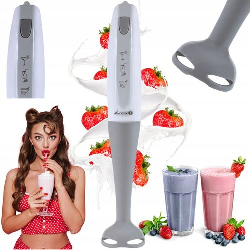 BLENDER RĘCZNY WIELOFUNKCYJNY MIKSER KUCHENNY ROZDRABNIACZ MOC 200W na Arena.pl