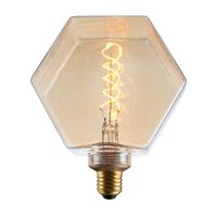 Geometryczna żarówka dekoracyjna DecoVintage 317889 Polux LB16 LED E27 sześciokąt 4W 260lm 230V biała ciepła