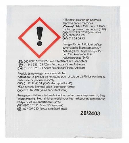 Środek do czyszczenia obiegu systemu obwodów układu mleka Philips na Arena.pl