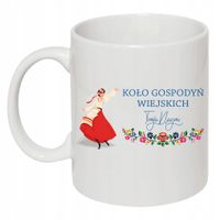 Kubek ceramiczny Koło Gospodyń Wiejskich nadruk nazwa twojej miejscowości