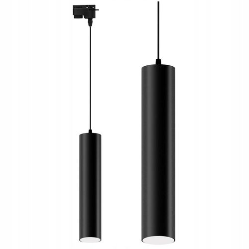 Reflektor szynowy wiszący do GU10 czarny lampa zwis oprawa LED na Arena.pl