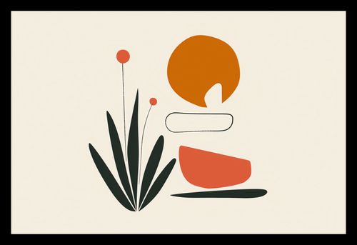 Plakat 30x20cm Abstrakcyjny Zen na Arena.pl