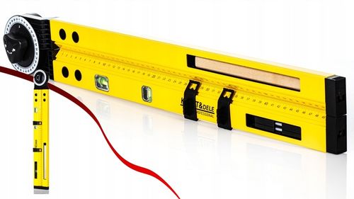 Kątomierz NASTAWNY ALUMINIOWY Kątownik 600 BUDOWLANY ŚLUSARSKI CYRKIEL na Arena.pl