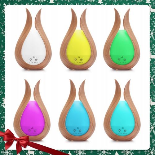 NAWILŻACZ POWIETRZA DYFUZOR ZAPACHOWY AROMATERAPIA LAMPKA NOCNA DLA na Arena.pl