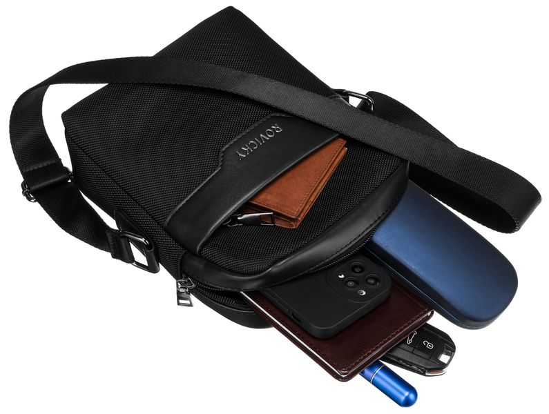 torba męska pu r-3001-6762 black zdjęcie 7