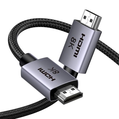 Kabel przewód HDMI 2.1 8K certyfikowany Ultra High Speed 2m szary na Arena.pl