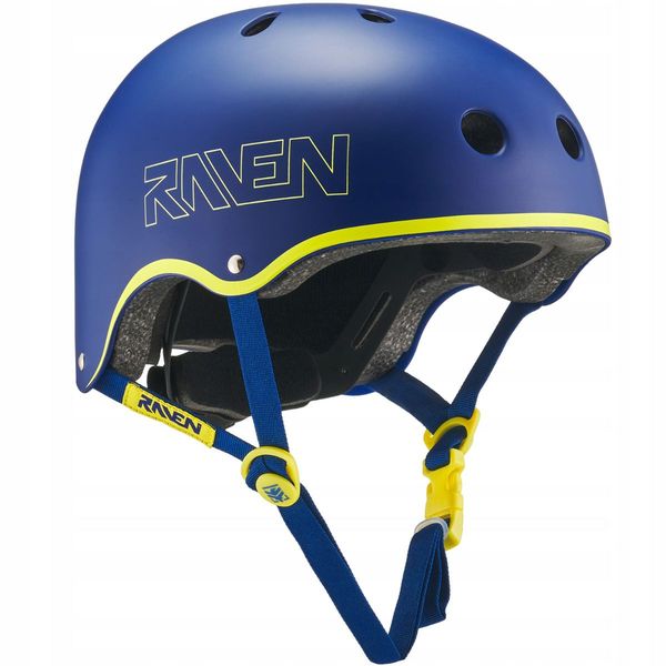 Kask Raven Essto Navy Lime 52-55 cm zdjęcie 2