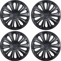 Kołpaki 14 cali NRM Strong Black Mat czarne komplet 4 szt