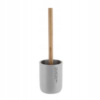SZCZOTKA DO WC POLYRESIN BAMBUSOWA Ø 10,4 CM SZARY