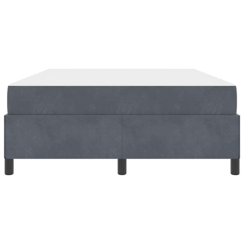 Ramka łóżka Biały, ciemnoszary i szary 140 x 190 cm Aksamit na Arena.pl