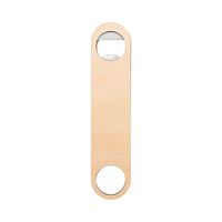 Otwieracz do butelek ze stali nierdzewnej i drewna do sublimacji