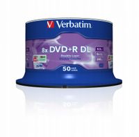 Płyta DVD Verbatim DVD+R DL 8,5 GB 50 szt.