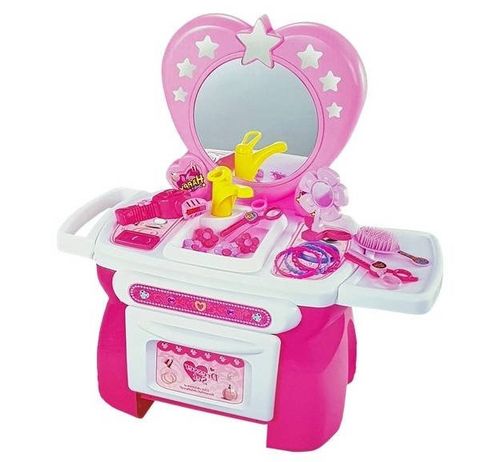 Toaletka Zestaw Piękności + Akcesoria Do Włosów na Arena.pl