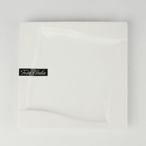 SERWIS OBIADOWY VIVA 18 EL DLA 6 OSÓB KWADRATOWY KPL TALERZY PORCELANOWYCH na Arena.pl