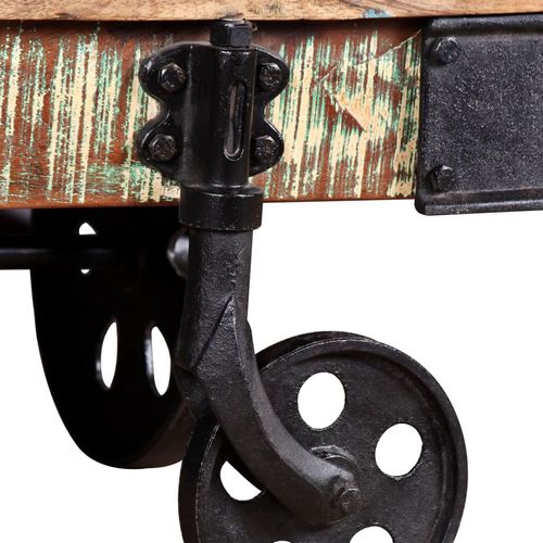 Stolik kawowy z drewna odzyskanego, 90 x 45 x 35 cm na Arena.pl