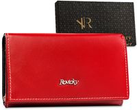 stylowy portfel z kolorowej skóry naturalnej — rovicky