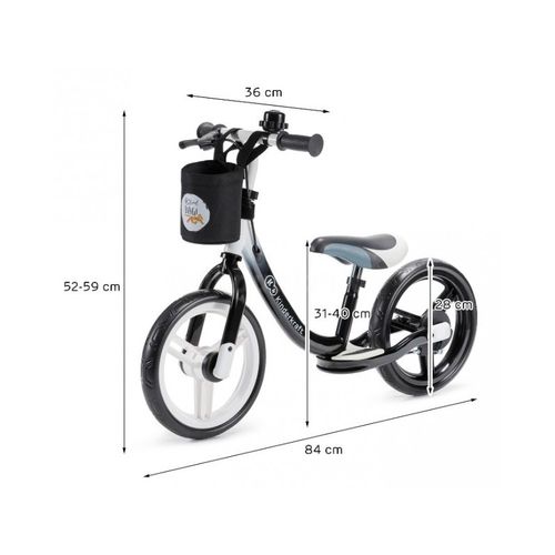 Kinderkraft rowerek biegowy Space BLACK na Arena.pl