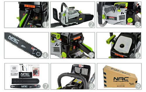 PIŁA ŁAŃCUCHOWA SPALINOWA NAC CST61-50AC 3,9 KM PROWAD. 51 CM MOCNA na Arena.pl