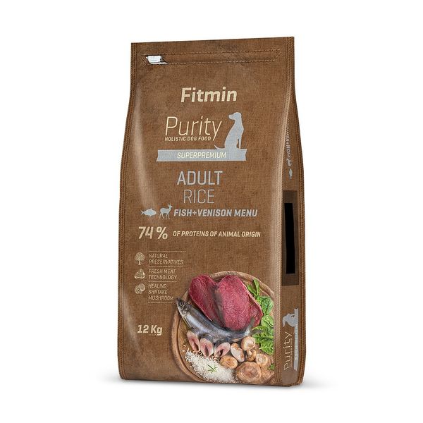 Fitmin dog Purity Rice Fish&Venison12kg+Gratis zdjęcie 1