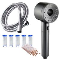 SŁUCHAWKA PRYSZNICOWA WYSOKOCIŚNIENIOWA OSZCZĘDNA NAPOWIETRZAJĄ JONIZACJA