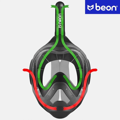 MASKA DO NURKOWANIA SNORKELINGU PEŁNOTWARZOWA NA CAŁĄ TWARZ DO WODY L/XL na Arena.pl