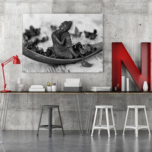 Obraz na płótnie - Canvas, Budda i płatki 3 60x40 na Arena.pl