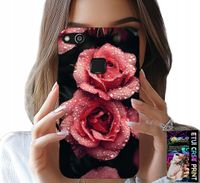 ETUI DO HUAWEI P10 LITE - PIĘKNE RÓŻOWE RÓŻE, KWIECISTE WZORY, CASE