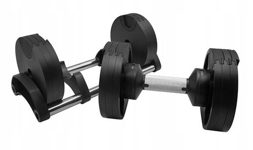 HANTEL REGULOWANY 2-20kg CIĘŻAREK SZTANGA GRYF HANTLA REGULACJĄ OBCIĄŻENIA na Arena.pl