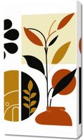Obraz 50x90cm Kolaż Botaniczny