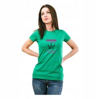 Koszulka T-shirt z nadrukiem KRÓLOWA IMPREZY