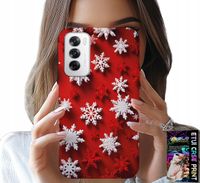 ETUI DO OPPO RENO12 PRO 5G - PŁATKI ŚNIEGU, ŚNIEG, GWIAZDKI, ŚWIĘTA