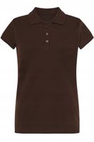 Koszulka polo damska brązowa roz.M