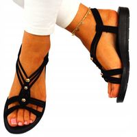 CZARNE SANDAŁY DAMSKIE SPORTOWE NA LATO GUMECZKI