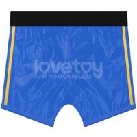 Chic Strap-On Shorts (28 - 31 Inch Waist) Blue