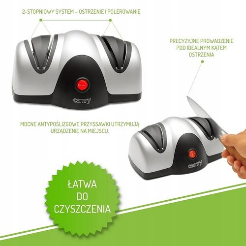 ELEKTRYCZNA OSTRZAŁKA DO NOŻY 2 FUNKCJE CR4469 na Arena.pl