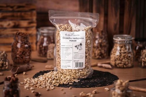 Orzechy nerkowca Połówki KUCHNIA ZDROWIA 1KG na Arena.pl