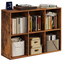 REGAŁ OTWARTY KOMODA KOSTKA 3x2 POJEMNY NA KSIĄŻKI BIUROWY RUSTYKALNY