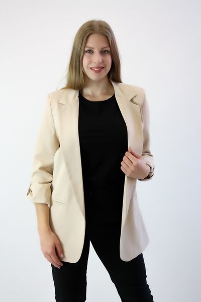 Marynarka Ada Beżowa 42 zdjęcie 1