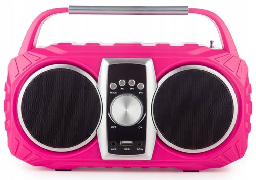 Radioodtwarzacz PRIME3 Neon Bluetooth różowy na Arena.pl