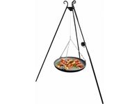 Grill ogrodowy Kawmet kołowrotek, żeliwna patelnia, śred. 63 / wys. 180 cm