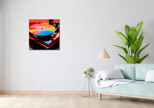 Obraz 60x60cm Wibracje Retro Winyli na Arena.pl