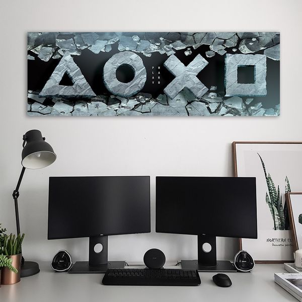 Emaga Obraz na płótnie, Kontroler abstrakcja - 90x30 zdjęcie 2