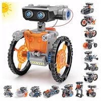 Robot Solarny 15w1 Zestaw Edukacyjny Interaktywny dla Dziecka na Prezent