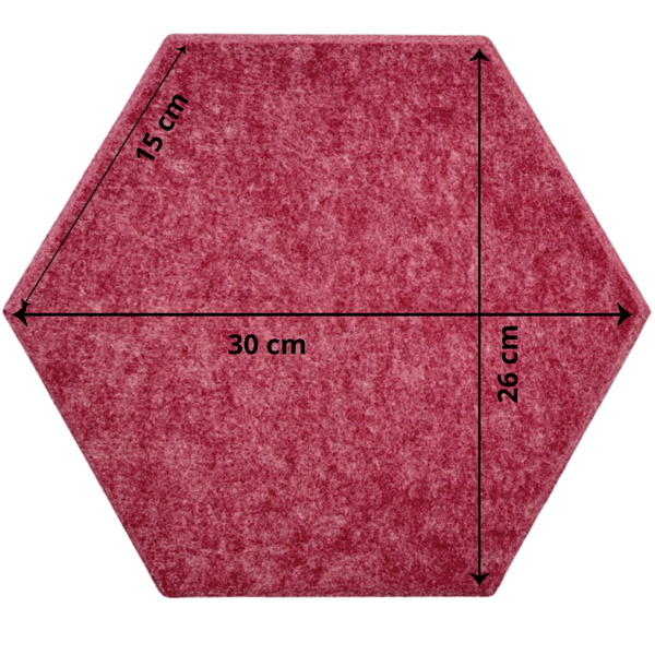 Panele Ścienne Filcowe 3D Heksagon Zagłówek Samoprzylepne Akustyczne Soft zdjęcie 7
