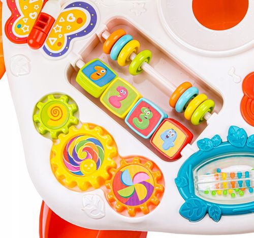 EDUKACYJNY interaktywny STOLIK ORGANKI ZJEŻDŻALNIA PIŁEK PIŁKI Liczydło na Arena.pl