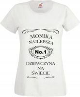 Koszulka NAJLEPSZA DZIEWCZYNA NA ŚWIECIE prezent