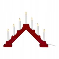 SIEDMIORAMIENNY ŚWIECZNIK ADWENTOWY LED 30cm