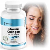 KOLAGEN RYBI Morski NATICOL 1800mg 120 kap MARINE COLLAGEN STAWY | INSPORT