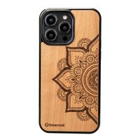 drewniane etui bewood do iphone 15 pro max mandala jabłoń